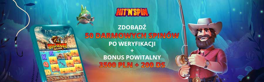 50 Darmowych Spinów Bez Depozytu - Twoja Szansa na Wygraną w HitnSpin!
