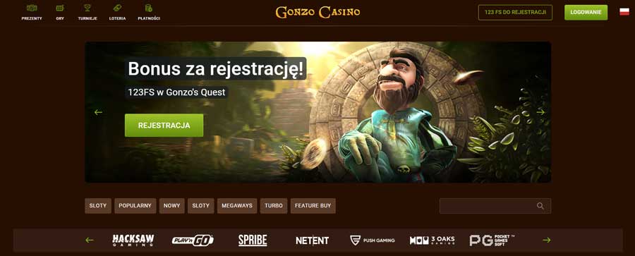 Gonzo Casino PL Odkryj świat darmowe spiny i bonusów bez depozytu