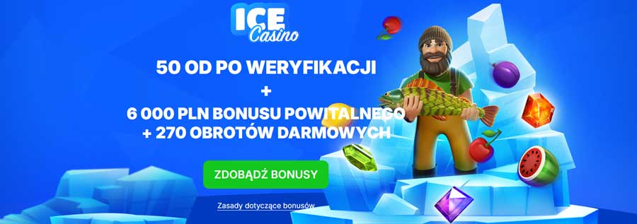 Ice Kasyno: 50 Darmowe Spiny Czeka na Ciebie