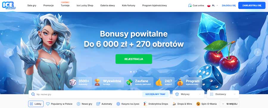 Lodowa Przygoda: Zanurz się w Świat Ice Casino