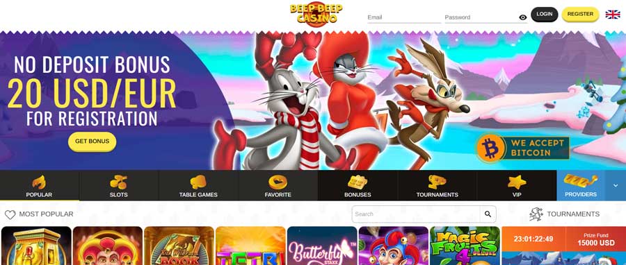 Otrzymaj 100 zł Bez Depozytu w Beep Beep Casino - Bonus na Start