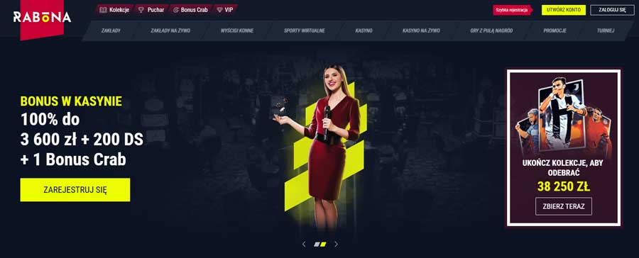 Rabona Casino - Twoje nowoczesne kasyno online