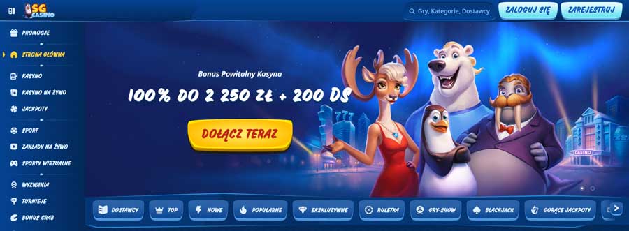 SG Casino: Brama do Świata Emocji i Wygranych Online