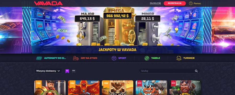 Vavada Kasyno Online