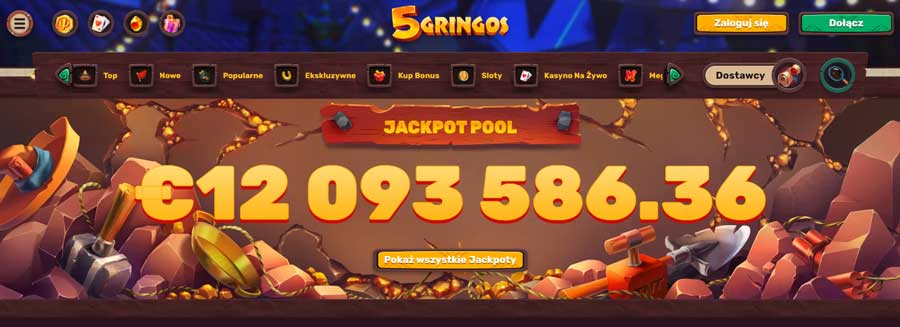 Witaj w Meksykańskiej Fieście w 5 Gringos Casino