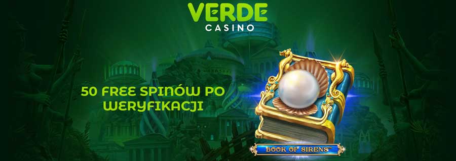 50 Darmowe Spiny Bez Depozytu za rejestrację w Verde Casino
